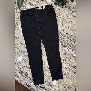 Time and Tru Black High Rise Skinny Jeans | Size 14